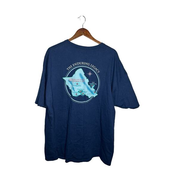 Hanes Pearl Harbor Hawaii Historic Parks‎ T Shirt Enduring Legacy Unisex 3X - Picture 1 of 2